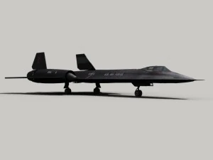 sr-71 blackbird 3D Model