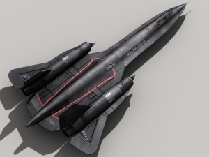 sr-71 blackbird 3D Model