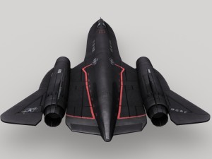 sr-71 blackbird 3D Model