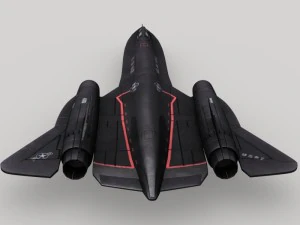 sr-71 blackbird 3D Model