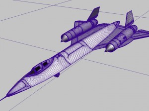 sr-71 blackbird 3D Model