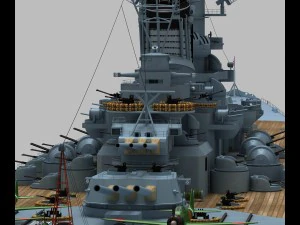 japon savaş gemisi yamato 3D Model in Savaş Gemileri 126418 | 3DExport
