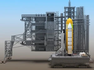 shuttle launch pad 3D Model