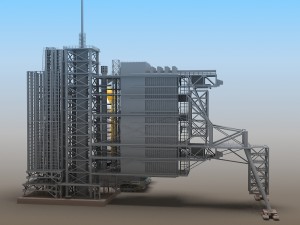 shuttle launch pad 3D Модель