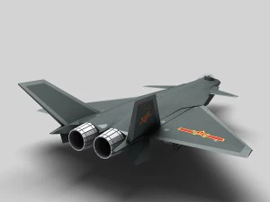 chengdu j-20 3D Model