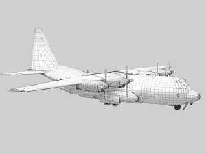 c-130 Modello 3D