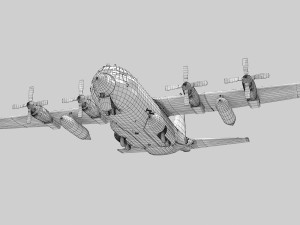 c-130 Modello 3D