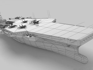 Chinese aircraft carrier CV-18 Fujian Modelo 3D