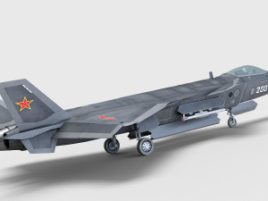 High Detailed Chengdu J-20 Model 3D