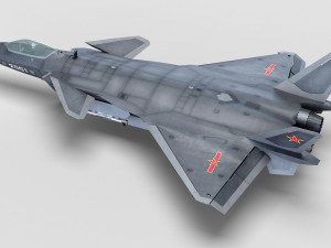 High Detailed Chengdu J-20 Model 3D