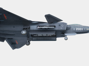 High Detailed Chengdu J-20 Model 3D