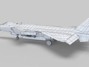 High Detailed Chengdu J-20 Model 3D