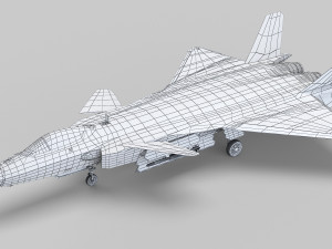 High Detailed Chengdu J-20 Model 3D