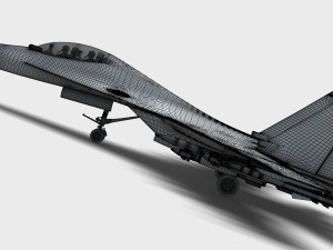 China J-16 Multirole Fighter 3D Model