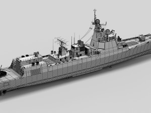 Chinese Navy Type 052D Destroyer 3D Model