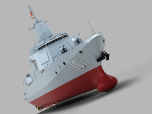 Chinese Navy Type 055 Destroyer 3D Модель