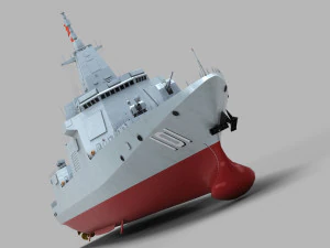 Chinese Navy Type 055 Destroyer 3D Model