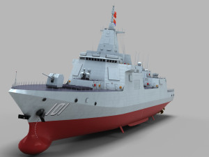 Chinese Navy Type 055 Destroyer 3D Модель