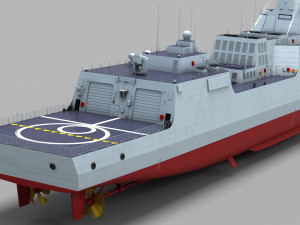 Chinese Navy Type 055 Destroyer 3D Модель