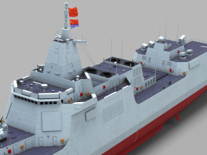 Chinese Navy Type 055 Destroyer 3D Модель