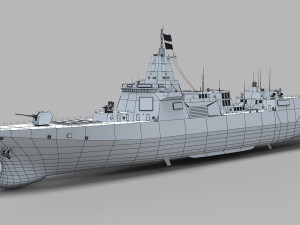 Chinese Navy Type 055 Destroyer 3D Модель