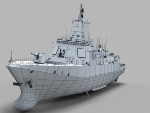 Chinese Navy Type 055 Destroyer 3D Модель