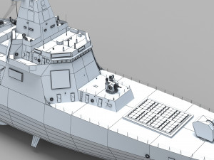 Chinese Navy Type 055 Destroyer 3D Модель