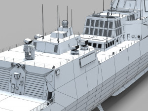 Chinese Navy Type 055 Destroyer 3D Модель