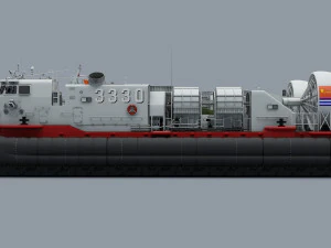 High Detail Chinese Type 726 LCAC 3D Model