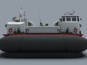High Detail Chinese Type 726 LCAC Modèle 3D