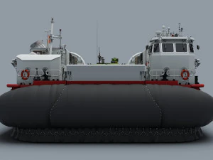 High Detail Chinese Type 726 LCAC 3D Model