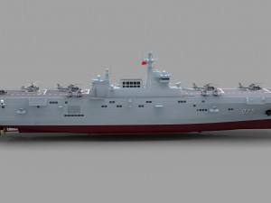 Chinese Navy Type 075 Amphibious Assault Ship 3Dモデル