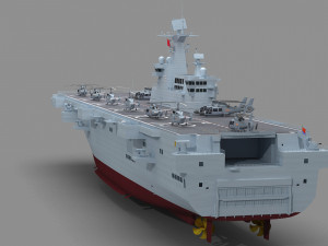Chinese Navy Type 075 Amphibious Assault Ship 3Dモデル