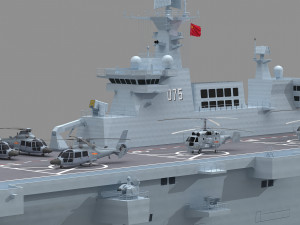 Chinese Navy Type 075 Amphibious Assault Ship 3Dモデル