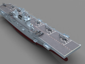 Chinese Navy Type 075 Amphibious Assault Ship 3Dモデル
