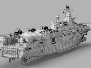 Chinese Navy Type 075 Amphibious Assault Ship 3Dモデル