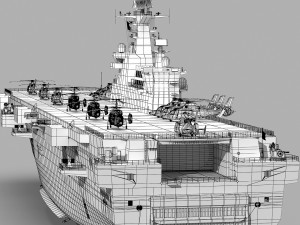Chinese Navy Type 075 Amphibious Assault Ship 3Dモデル