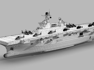 Chinese Navy Type 075 Amphibious Assault Ship 3Dモデル