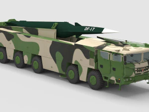 Ракета НОАК DF-17 3D Модель