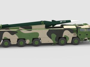 PLA DF-17 Missile Modello 3D