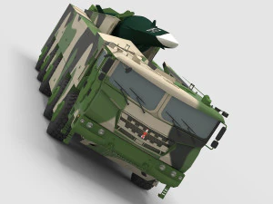 PLA DF-17 Missile 3D Model