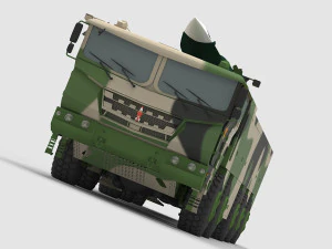 PLA DF-17 Missile 3D Model