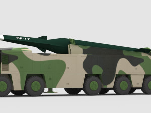 PLA DF-17 Missile Modello 3D