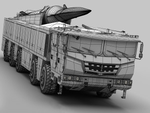 PLA DF-17 Missile Modello 3D