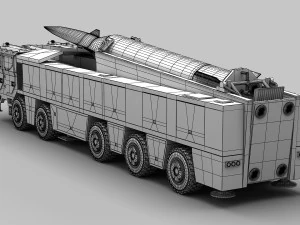 PLA DF-17 Missile 3D Model