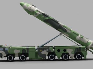 PLA DF-21 Missile 3D मॉडल