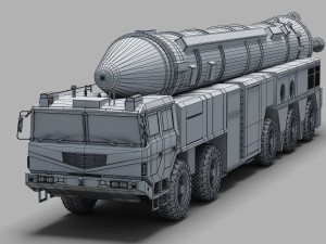 PLA DF-21 Missile 3D मॉडल