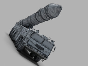 PLA DF-21 Missile 3D मॉडल