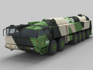 PLA DF-26 Missile 3D-Modell
