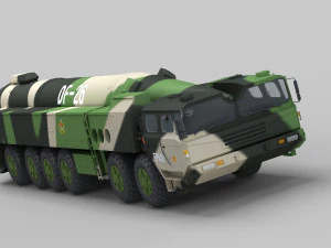 PLA DF-26 Missile 3D Model